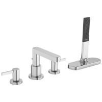HANSGROHE FINORIS Смеситель на борт ванны на 4 отверстия, с ручным душем и коробом sBox, цвет хром HANSGROHE FINORIS Смеситель на борт ванны на 4 отверстия, с ручным душем и коробом sBox, цвет хром