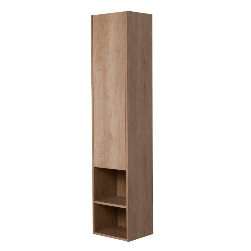 Шкаф подвесной BELBAGNO KRAFT-1600 с одной распашной дверцей с доводчиками, и одной открытой полкой, артикул KRAFT-1600-1A-SC-RT-R
