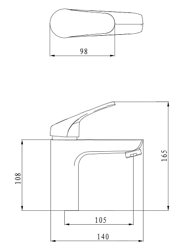 Смеситель Palermo для раковины,  артикул: PE 26