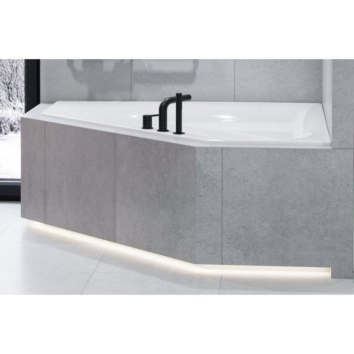 Смеситель на борт ванны EXCELLENT Pi AREX.1233BL (черный мат)