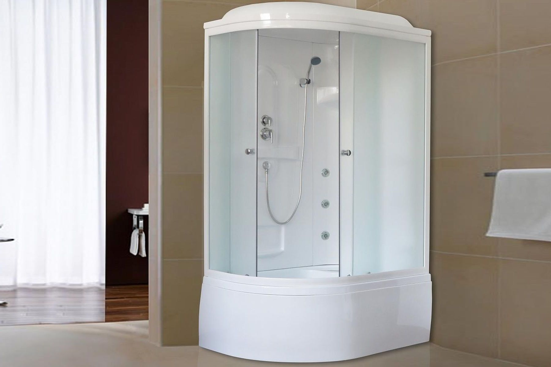 Душевая кабина Royal Bath RB 8120BK2-M (матовое) правая Душевая кабина Royal Bath RB 8120BK2-M (матовое) правая