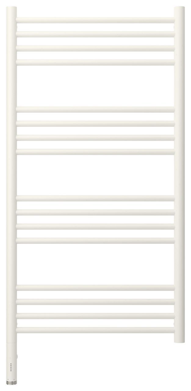 Полотенцесушитель электрический "БОГЕМА 3.0" прямая 1000х500 / МЭМ левый (Матовый белый)