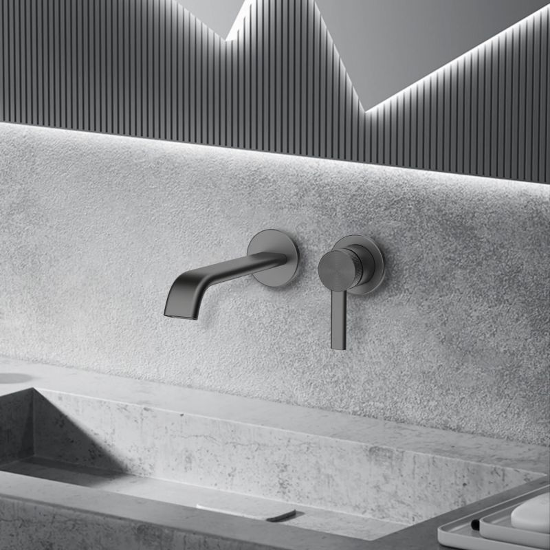 Смеситель для раковины SMARTFLOW SMF0102-R01GD, темный графит