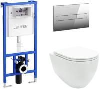 Унитаз с инсталляцией Allen Brau Reality 4.32006.20/8.9466.0.000.000.1 белый глянец