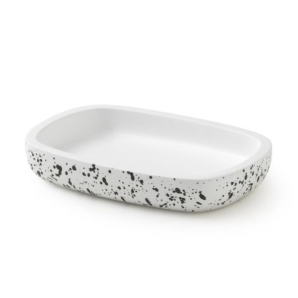 Gedy Layla, настольная мыльница, цвет белый матовый