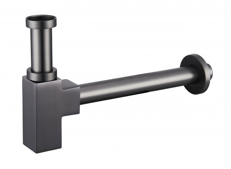 BB-SMQ2-GM Сифон для раковины, оружейная сталь, артикул BB-SMQ2-GM