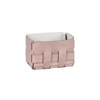 Colombo Adj Корзинка Mini Bottega, 12x19H13 см , цвет: пепельная роза/устричный Colombo Adj Корзинка Mini Bottega, 12x19H13 см , цвет: пепельная роза/устричный