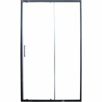 Душевая дверь Cerutti SPA Gloria D120B профиль Черный стекло прозрачное Душевая дверь Cerutti SPA Gloria D120B профиль Черный стекло прозрачное