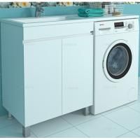 Тумба с раковиной СанТа Марс 130 L 700265+900114 Белая Тумба с раковиной СанТа Марс 130 L 700265+900114 Белая