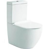 Унитаз компакт Vincea Globo VT2-14 Белый с бачком и сиденьем Микролифт