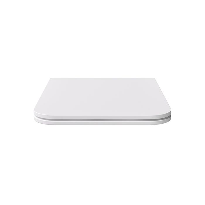 Alice Hide Сиденье с крышкой для унитаза Square, тонкое, с микролифтом, белый матовый, крепления хром Alice Hide Сиденье с крышкой для унитаза Square, тонкое, с микролифтом, белый матовый, крепления хром