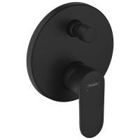 Смеситель для душа, Hansgrohe, Vernis, тип открывания воды-однорычажный, монтаж-настенный встраиваемый, внутренняя часть-необходимо заказать, цвет-черный матовый (Nero Opaco, Matt Black) Смеситель для душа, Hansgrohe, Vernis, тип открывания воды-однорычажный, монтаж-настенный встраиваемый, внутренняя часть-необходимо заказать, цвет-черный матовый (Nero Opaco, Matt Black)