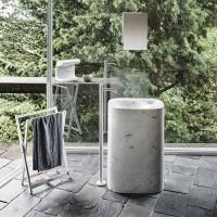 Agape Nivis Раковина напольная 90x56.7x39.6 см, без отв., мрамор Carnic, цвет: серый Agape Nivis Раковина напольная 90x56.7x39.6 см, без отв., мрамор Carnic, цвет: серый