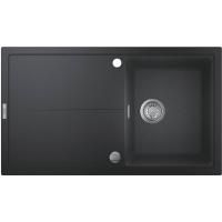Мойка GROHE K400, 860 x 500 мм, черный гранит (31640AP0) Мойка GROHE K400, 860 x 500 мм, черный гранит (31640AP0)