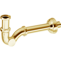 CISAL Сифон 1"1/4 S-образный, цвет золото