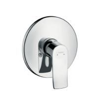 Смеситель для душа, Hansgrohe, Metris, тип открывания воды-рычажный, тип регулирования воды-керамический картридж, монтаж-вертикальный встраиваемый (настенный), отверстия для монтажа-1, внутренняя часть-необходимо заказать, цвет-хром Смеситель для душа, Hansgrohe, Metris, тип открывания воды-рычажный, тип регулирования воды-керамический картридж, монтаж-вертикальный встраиваемый (настенный), отверстия для монтажа-1, внутренняя часть-необходимо заказать, цвет-хром