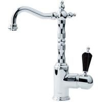 Смеситель для умыв,высокий TRADIZIONALE NERO (Хром)_Комплект