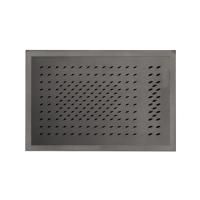 Fantini Acquafit Верхний душ 50 х35 см двойной дождь, поток, светодиоды, хромотерапия,цвет Matt Gun Metal PVD