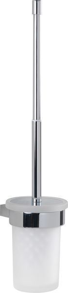 Gedy Canarie, настенный стеклянный ёрш с тепескопической ручкой, цвет хром