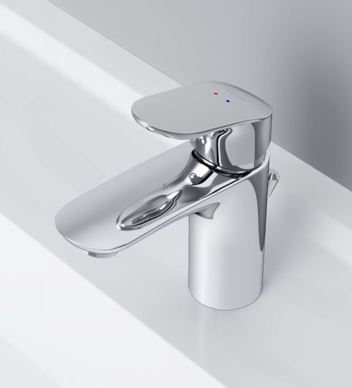 F8092116 Like смеситель для умывальника с донным клапаном, излив 110 мм, хром, шт F8092116 Like смеситель для умывальника с донным клапаном, излив 110 мм, хром, шт