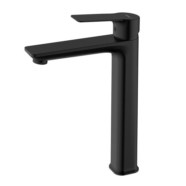 Смеситель Rossinka для раковины высокий монолитный (RS27-14BL)