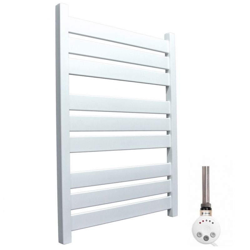 Электрический полотенцесушитель Ника Modern ЛМ 7 80x50 масляный Белый 9 перекладин