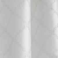 MIGLIORE Шторка L180xH200 см. для душа/ванны, текстиль, узор АР-ДЕКО СИЛЬВЕР, цвет серебро