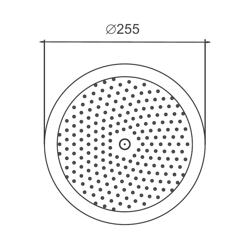 Верхний душ BELZ BD01-8, белый