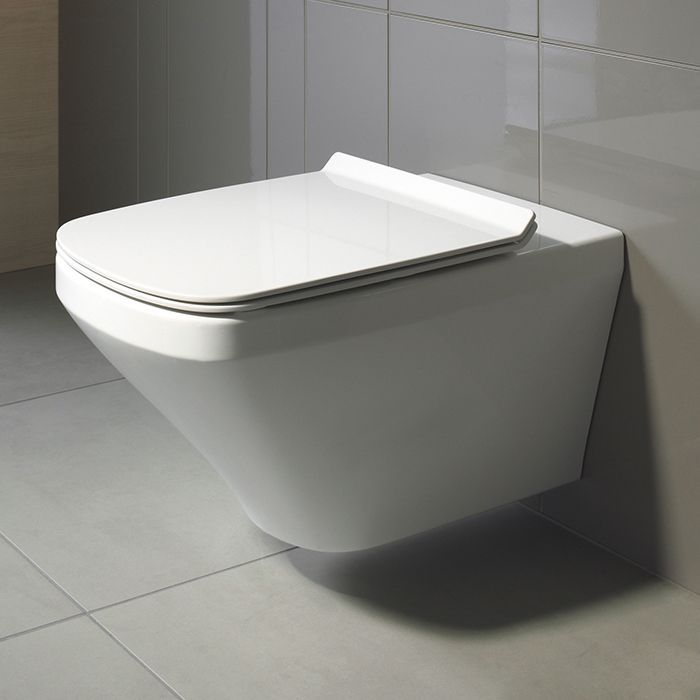 Duravit DuraStyle Комплект: унитаз подвесной 540х370 мм, 255209 + сиденье с микролифтом 006379, цвет белый ЦЕНА)