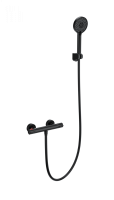 Смеситель для душа с термостатом WONZON & WOGHAND INN 5, Черный матовый (WW-B2063-A-MB)