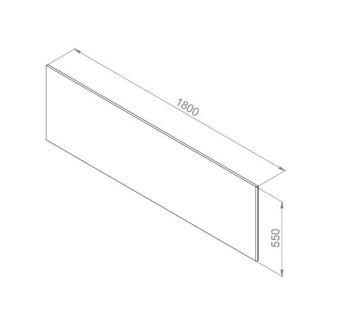 W52A-180-080W-P Inspire V2.0 панель фронтальная для ванны, 180х80 см, шт W52A-180-080W-P Inspire V2.0 панель фронтальная для ванны, 180х80 см, шт