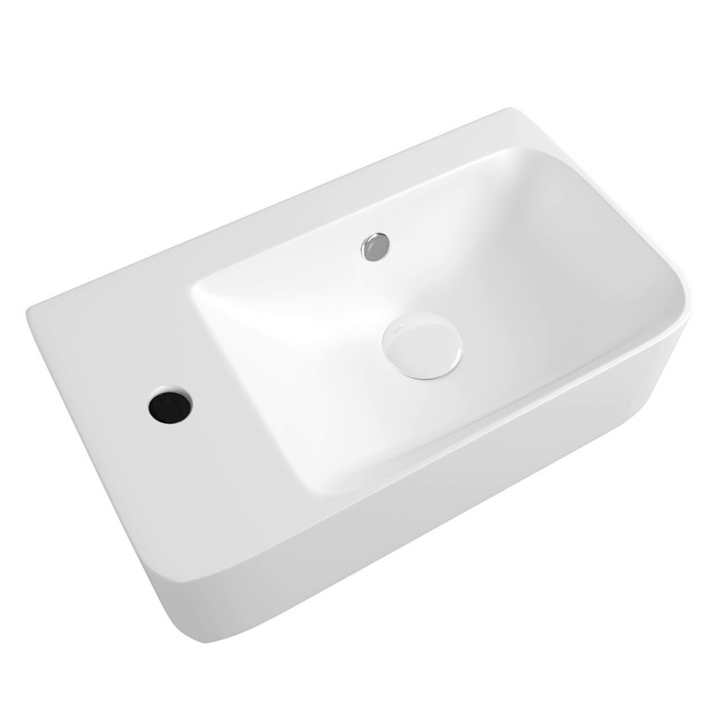 Раковина подвесная Maretti AR13PD84-844, белая, артикул AR13PD84-844