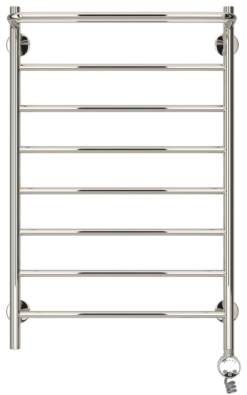 Электрический полотенцесушитель СТИЛЬЕ "Формат 20 ТП" 800х500 (Полка + 7) П16 (Без покрытия)
