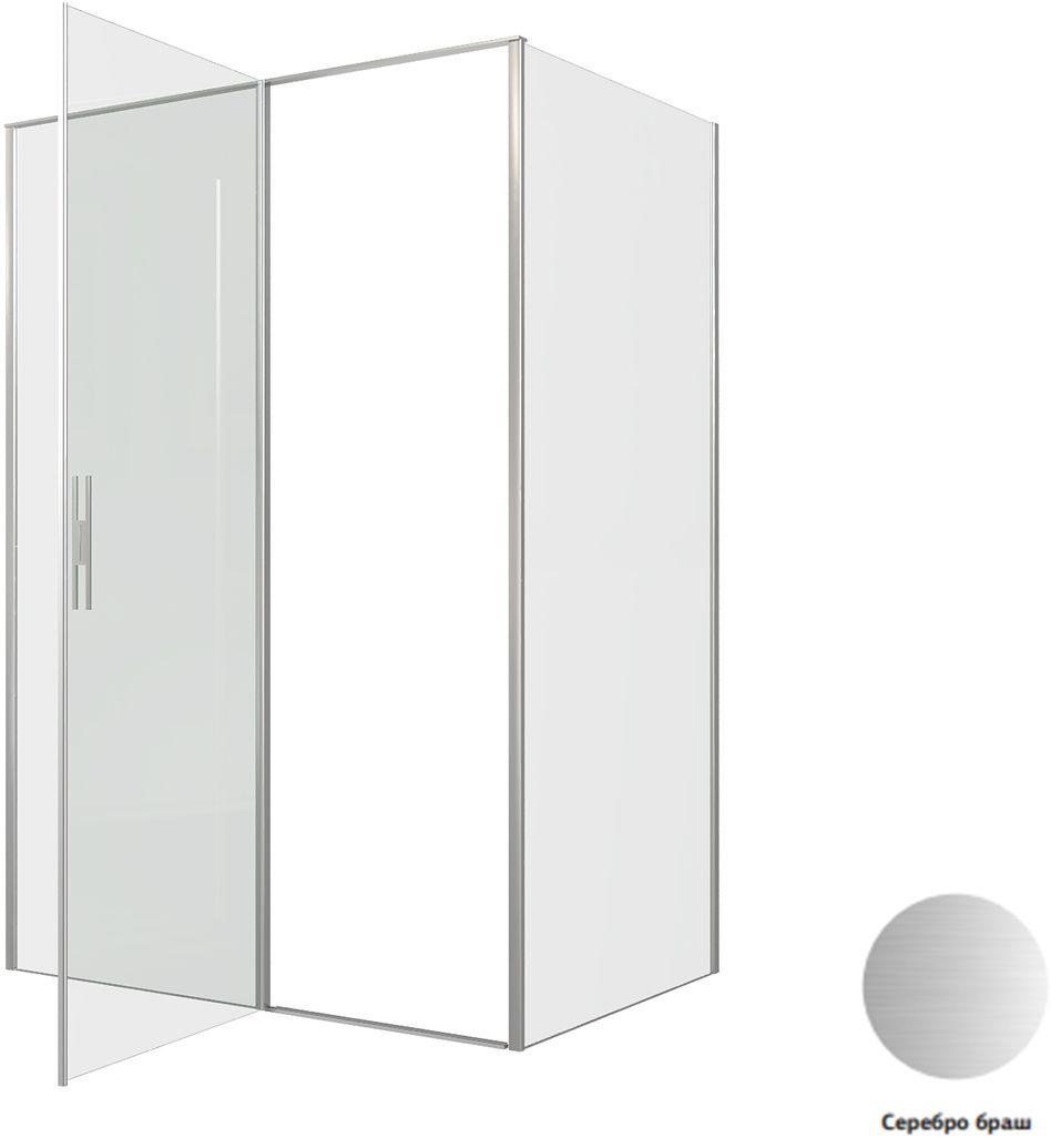 Душевой уголок Allen Brau Priority 140x100 3.31035.BA + 3.31047.BA серебро браш