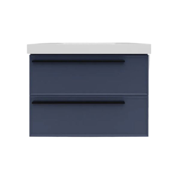 Тумба под раковину подвесная La Fenice Elba TWIN FNC-01-ELB-BG-90-2, синяя