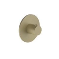 FANTINI Nostromo Смеситель для душа встраиваемый, термостатический, внешняя часть, цвет Matt British Gold PVD(без зап вентиля G591B) FANTINI Nostromo Смеситель для душа встраиваемый, термостатический, внешняя часть, цвет Matt British Gold PVD(без зап вентиля G591B)