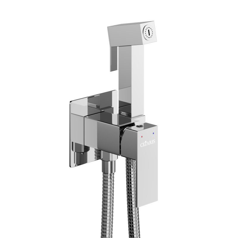 SLIDER-DIF-NOP Гигиенический душ со смесителем, черный матовый, артикул SLIDER-DIF-NOP