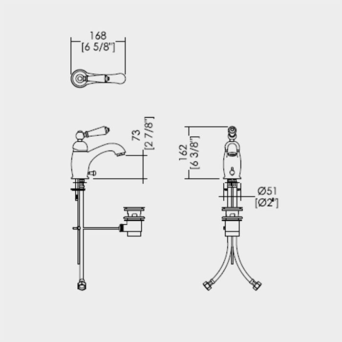 Devon Black Dandy Смеситель для раковины  на 1 отв., ручка черная, цвет: хром, артикул MARF58CRBD