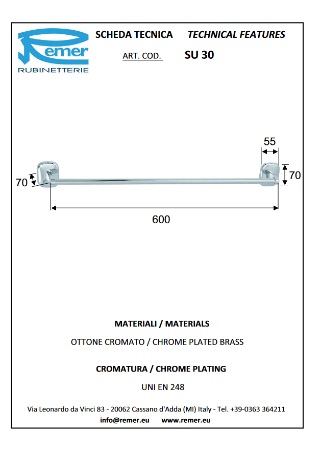 Suite Карниз д/пол 60см RR SU30