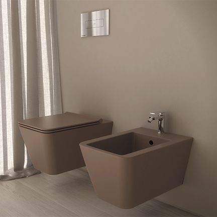 GLOBO Incantho Биде подвесное 35х54 см, с 1 отв под смеситель, цвет белый