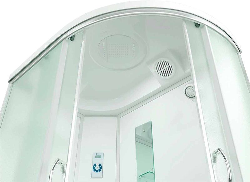 Душевая кабина Erlit Comfort ER4512TPL 120x80 с гидромассажем Задняя стенка белая дверцы матовые Душевая кабина Erlit Comfort ER4512TPL 120x80 с гидромассажем Задняя стенка белая дверцы матовые