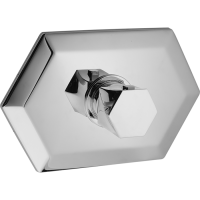 CISAL Cherie Внешняя часть встраиваемого термостатического смесителя для душа, цвет хром