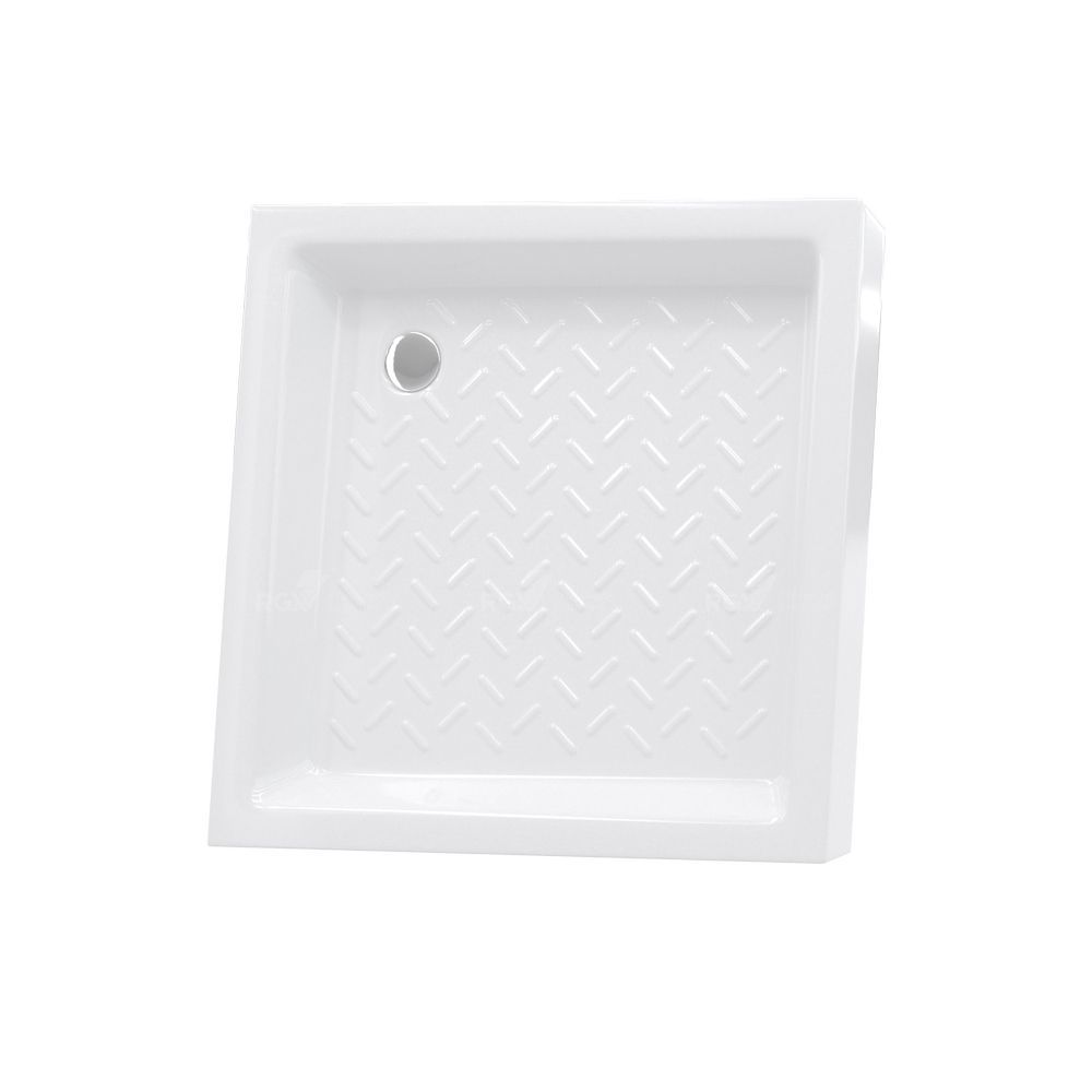 Душевой поддон квадратный керамический RGW CR Белый (700x700)