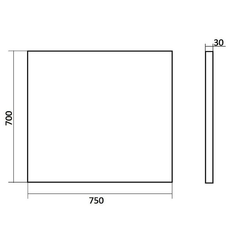 Зеркало Orange Nature 75 ON-75ZE с подсветкой с сенсорным выключателем