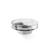 Decor Walther Club WSS Мыльница подвесная, прозрачное стекло, цвет: черный матовый / хром