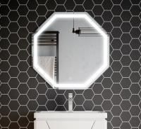 Зеркало LED "Каре 700х700" 8 граней, сенсор