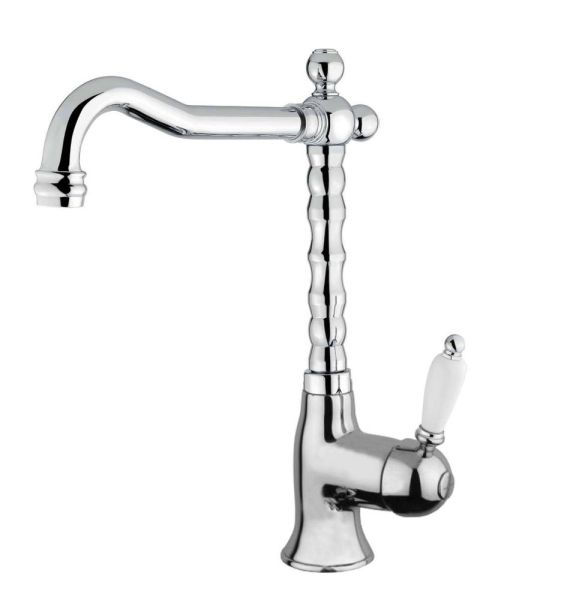 Fiore Imperiale, однорычажный смеситель для раковины без донного клапана, цвет хром