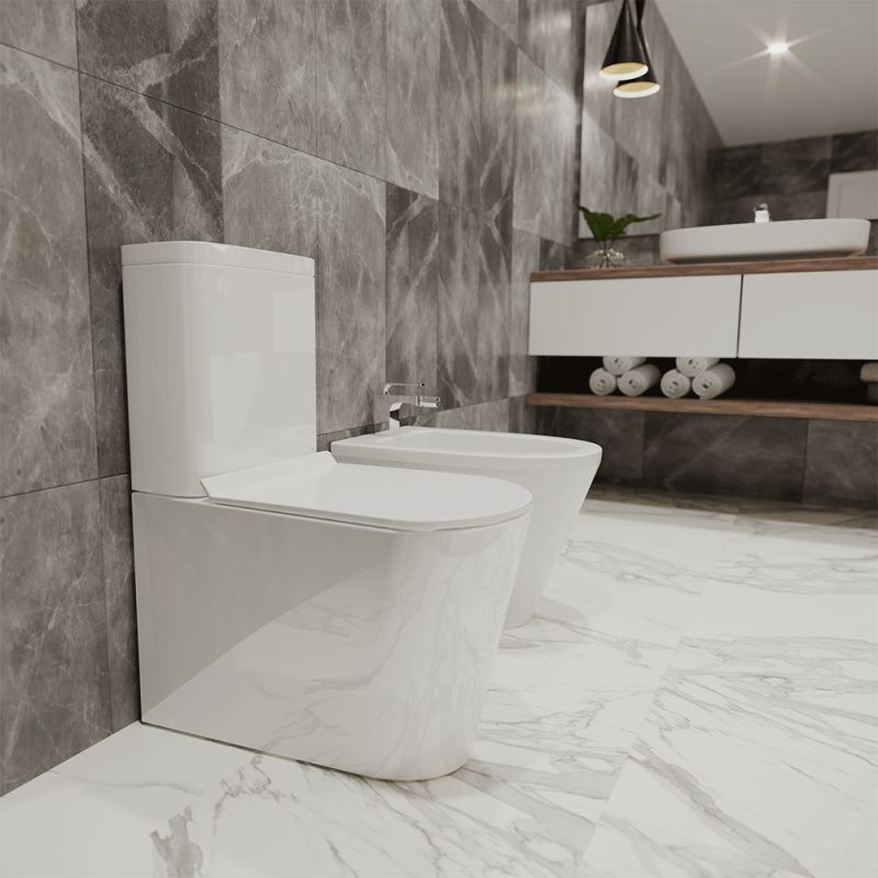 Унитаз компакт Timo Inari TK-501 с бачком и сиденьем Микролифт