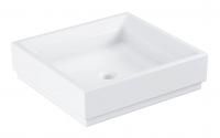 Раковина GROHE Cube Ceramic, свободностоящая, без перелива 50 см, альпин-белый (3948100H) Раковина GROHE Cube Ceramic, свободностоящая, без перелива 50 см, альпин-белый (3948100H)
