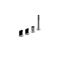 Fantini Venezia In Смеситель на борт ванны, на 2 источника, 4 отв., с ручн душем, без излива, цвет: хром